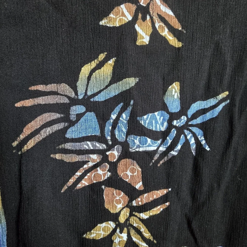 ART TO WEAR Lagenlook MISSION CANYON Tunic Blouse XL Hand Painted - Picture 8 of 11